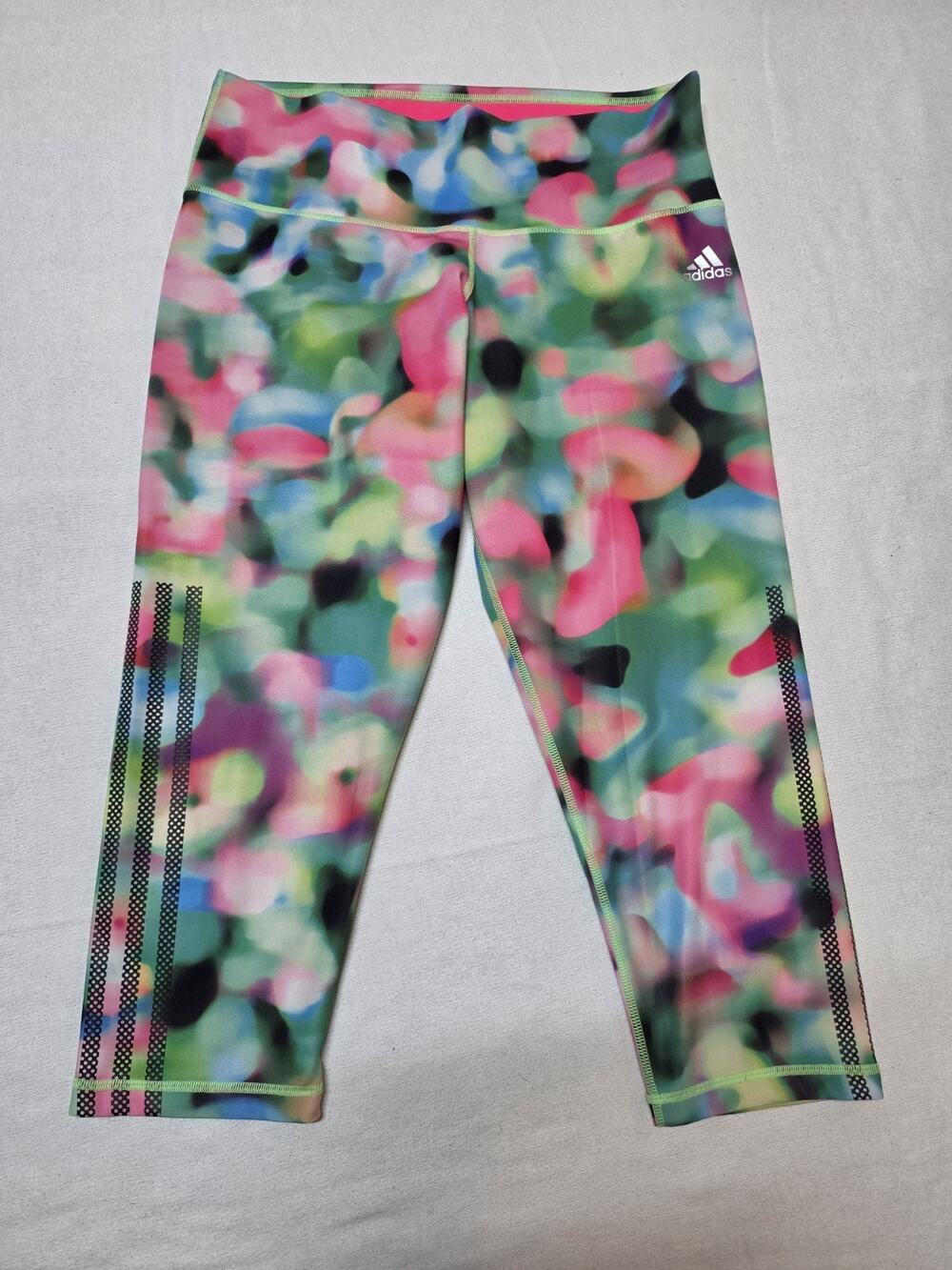 Adidas Womens Leggings Size M Multi Color